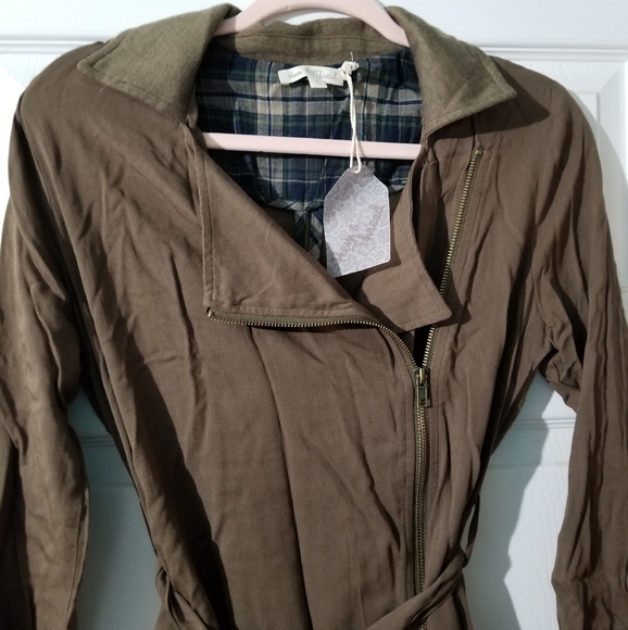 Hem and Thread Contrast Back Woven Jacket M - Picture 4 of 8